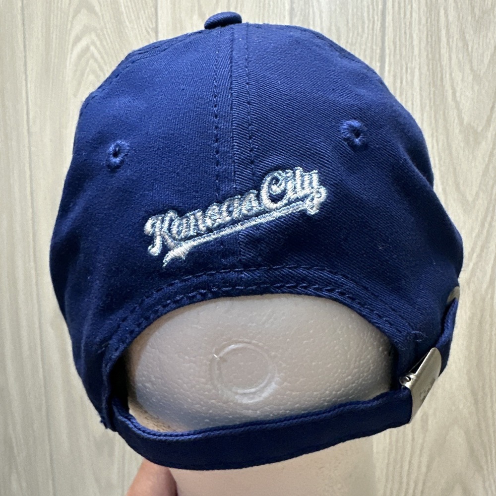 Kansas City Royals‎ KC Baseball Cap New Era Sequin Sparkle Blue White MLB Women - Picture 5 of 11